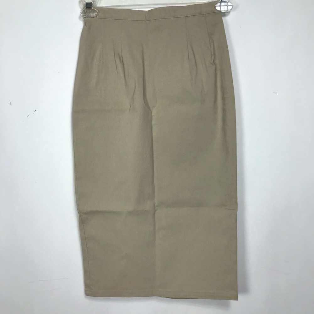 Stop Staring Tan pencil skirt